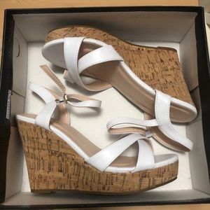 NEW White Sandal Wedge - Lulu’s
